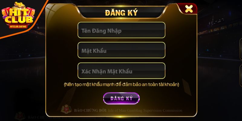 Tạo tài khoản tại HITCLUB Casino như thế nào?